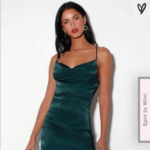 NWT Lulus green dress
